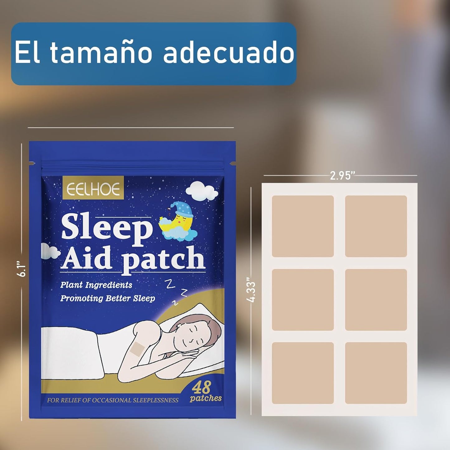 Parches naturales para dormir SleepAid™ (48 parches)