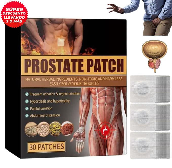 Parches naturales para próstata ProstatePatch™